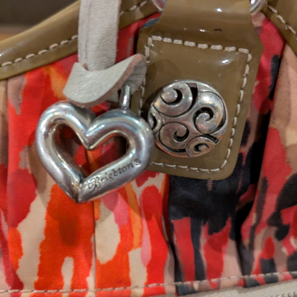 Brighton Watercolor Hobo Bag, EUC - Picture 6 of 15